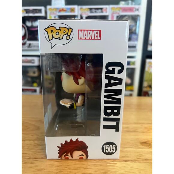 NEW IN HAND LE Gambit w/ Beignets X-Men '97 Funko Pop Bobblehead #1505 Marvel - Picture 4 of 6